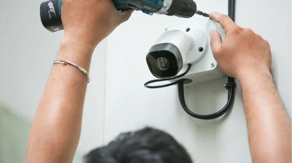 caméra de surveillance industrielle